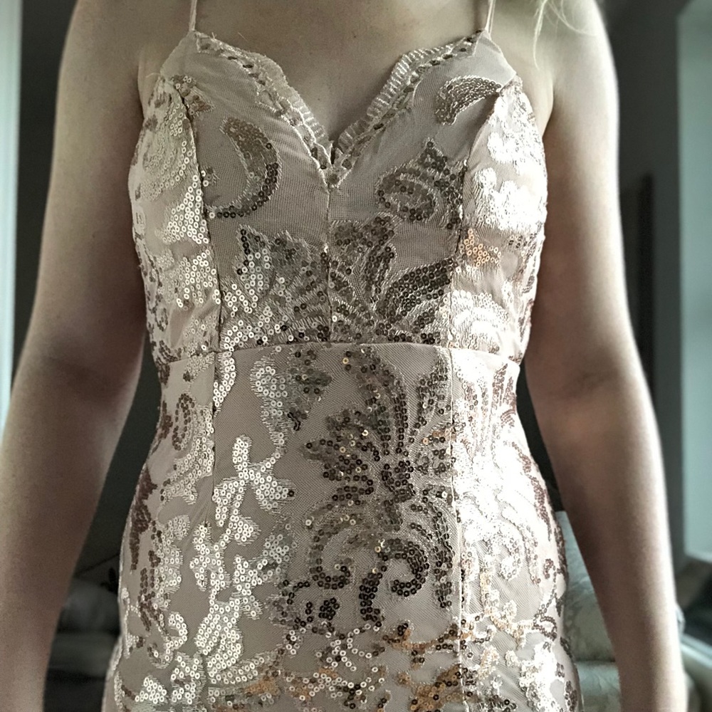 Rose gold maxi dress from Showpo - Picture 6 of 8